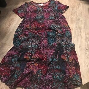 LuLaRoe LLR Feather Carly Dress